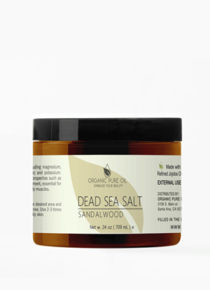 Sandalwood Dead Sea Salt Scrub