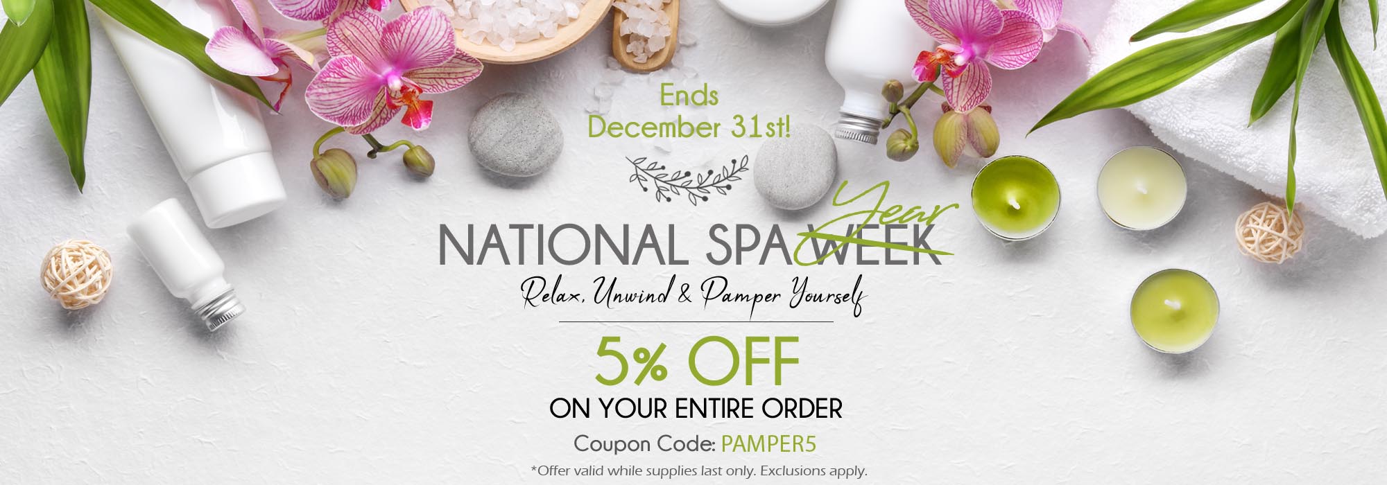 Pamper yourself during Organic Pure Oil National Spa Week Promotion for the year