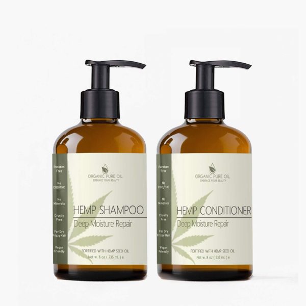 Deep Moisture Repair Hemp Shampoo & Conditioner - Image 2
