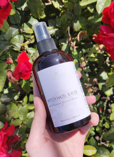 rose water facial spray