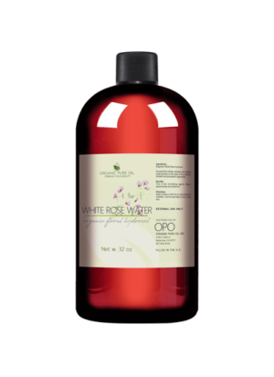 white rose water hydrosol 32 oz for hair skin face body and more