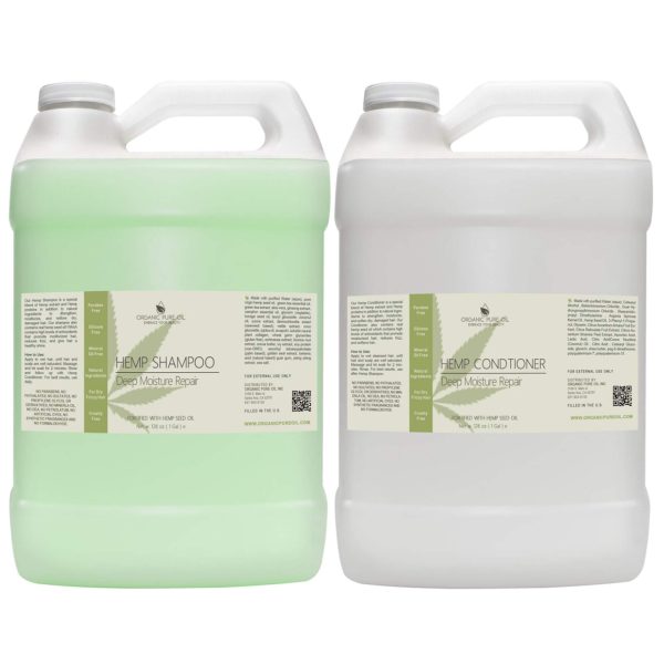 hemp hydrating shampoo and conditioner - 1 gallon