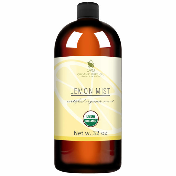 Lemon Mist 32 oz - USDA Certified Lemongrass Mist